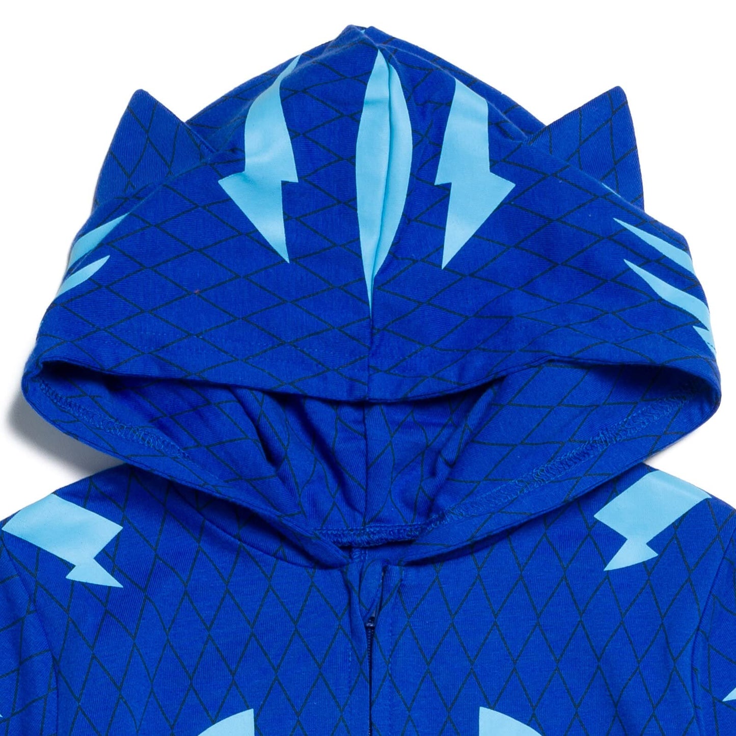 PJ Masks Catboy Toddler Boys Zip Up Costume Coverall Blue 4T
