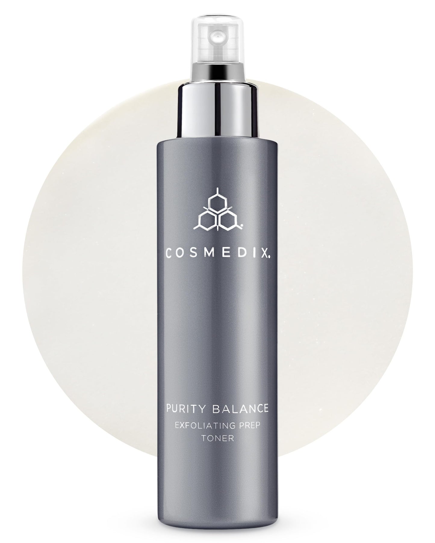 COSMEDIX Purity Balance Exfoliating Prep Face Toner - Hydrating Facial Toner for Acne-Prone Skin, Fine Lines & Wrinkles - Deep C