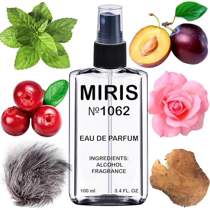 MIRIS No. 1062, Inspired by Dark Purple, Long-Lasting Eau de Parfum for Women, Spray 3.4 Fl Oz / 100 ml