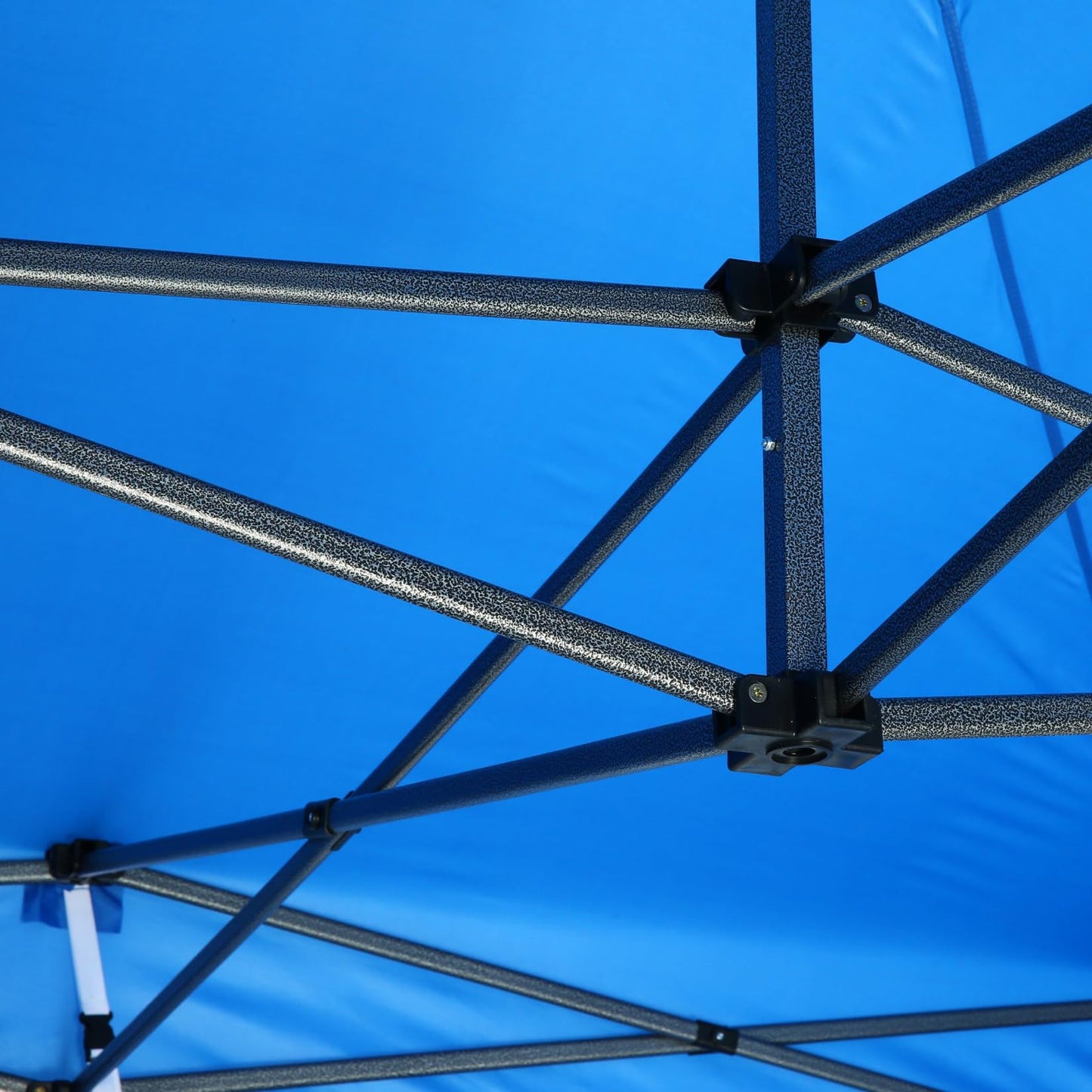 COBIZI 10x10 Pop Up Canopy Without Sidewall,Heavy Duty Canopy UPF 50+ All Season Wind Waterproof Commercial Outdoor Wedding Party Tents for Parties Canopy Gazebo with Carry Bag(10 x 10 ft Gray)