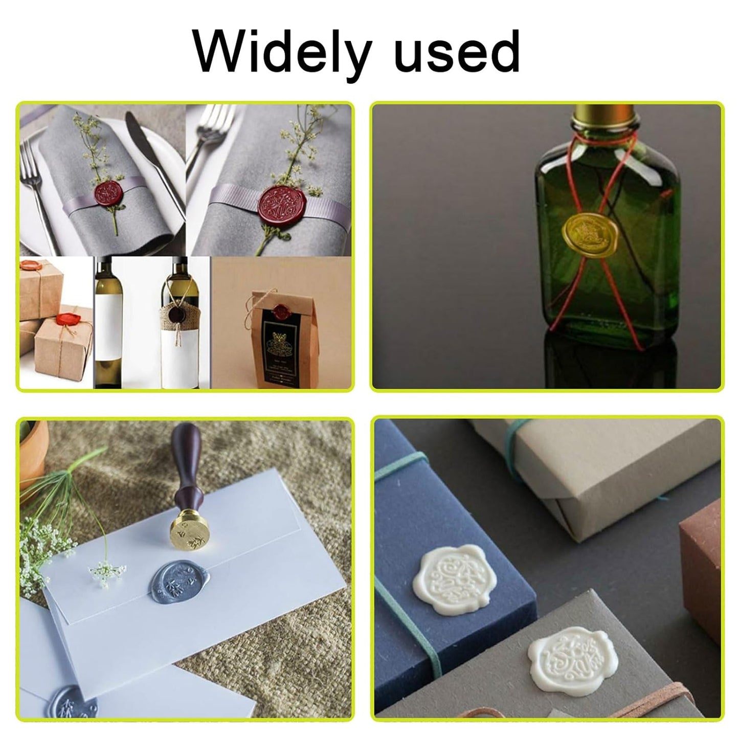 Wax Seal Stick, Ioggtser 26 PCS Mini Glue Gun Wax Seal Stick for Wax Seal Stamp, Sealing Wax Sticks for Wedding Invitations, Cards, Envelopes (Pearl White)