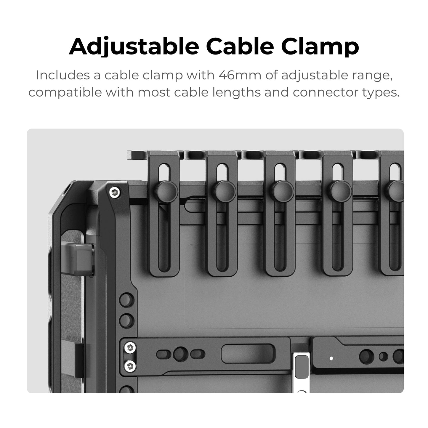 Yololiv Yolobox Extreme Cage - Aluminum Protective Cage With Cold Shoe Mounts, 1/4 Threads, Quick-Release Sun Hood