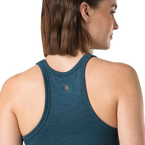 prAna Women's Becksa Tank, Bluefin Heather, Large