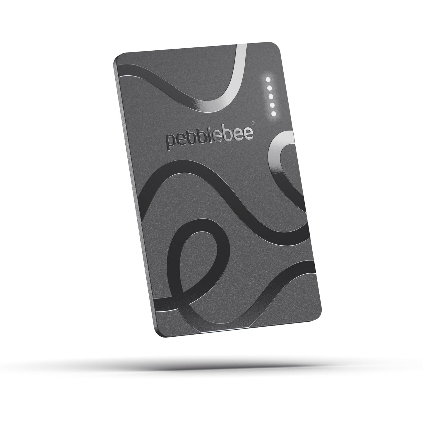 Pebblebee Card 5 | Rechargeable Bluetooth Wallet Tracker Card | Thin Eco-Friendly Alternative Tracking Card to Air Tag & Android