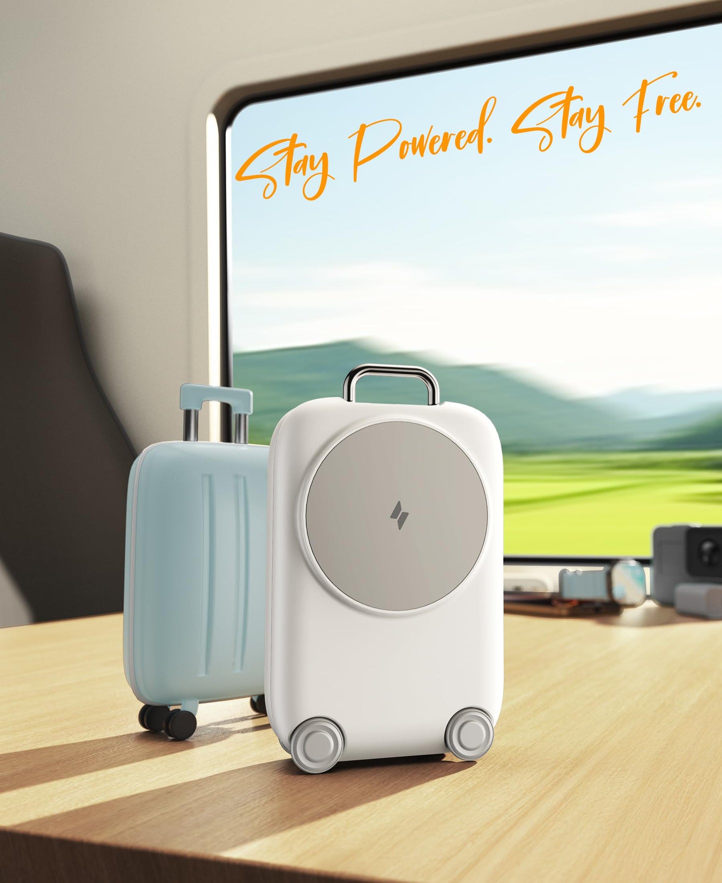 Mukiya Paktvault 2025 Traveling Fast Wireless Charging Station For Apple Devices, Magnetic 3 In 1 Travel Magsafe Charger Stand F