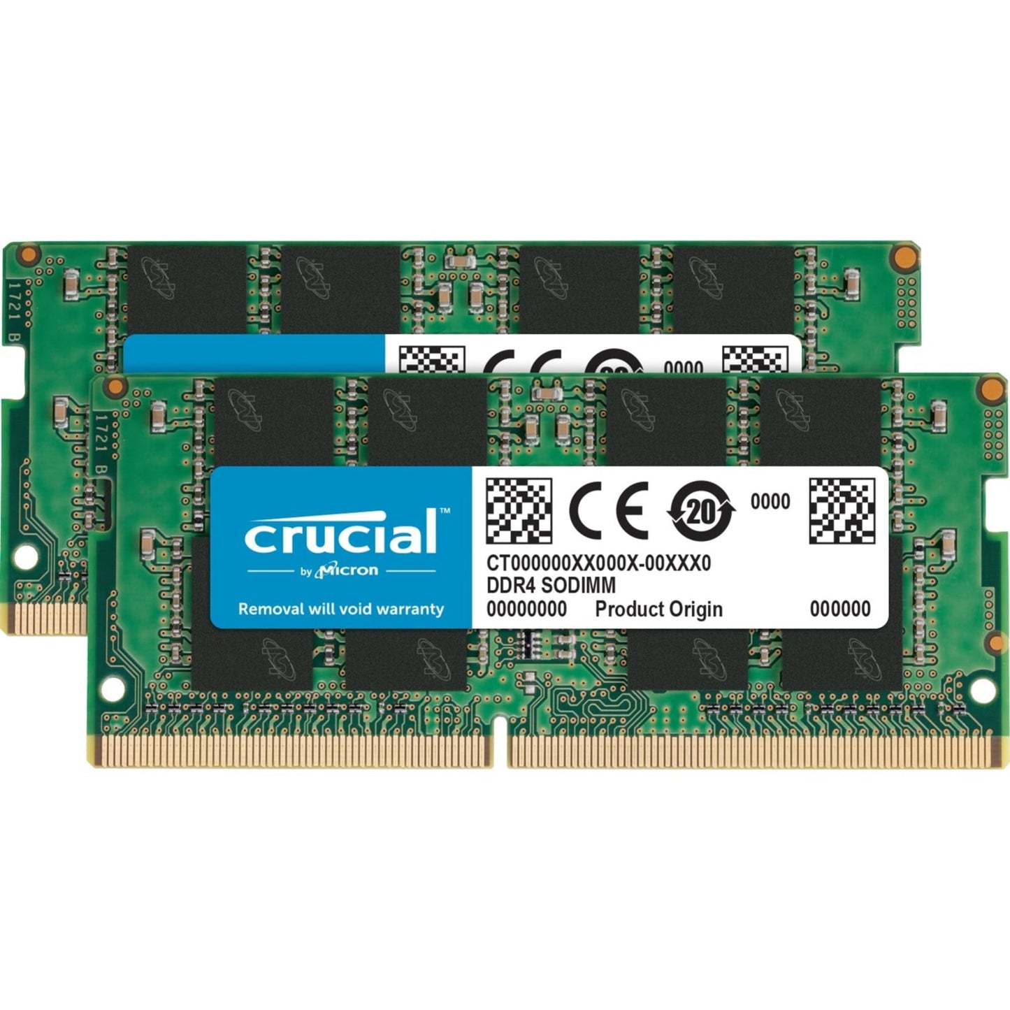 Crucial RAM 32GB Kit (2x16GB) DDR4 2400 MHz CL17 Laptop Memory CT2K16G4SFD824A-New
