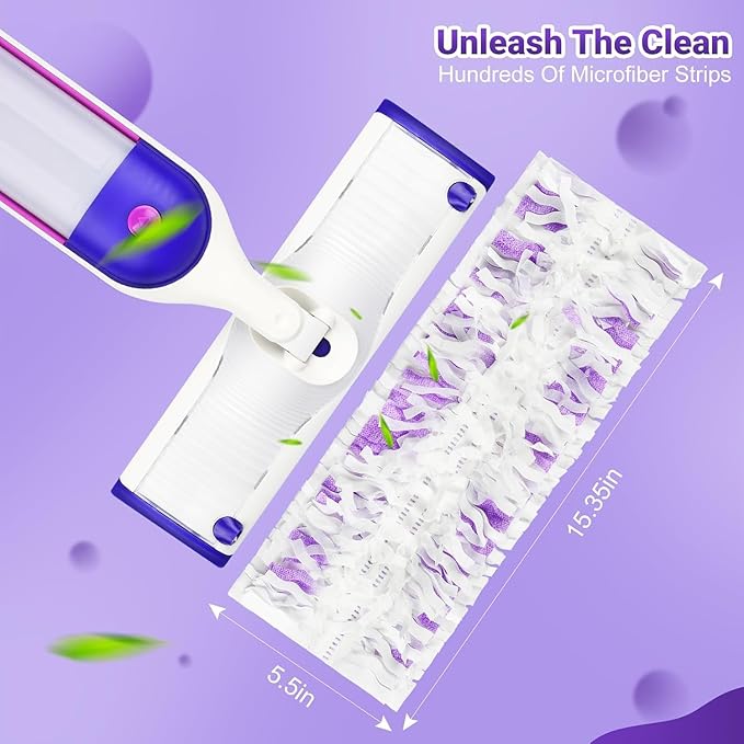 32 Count Disposable Power mop Refills for Swiffer PowerMop Multi-Surface Mop and PowerMop Wood Mop, Spray Clean Pads Replacement