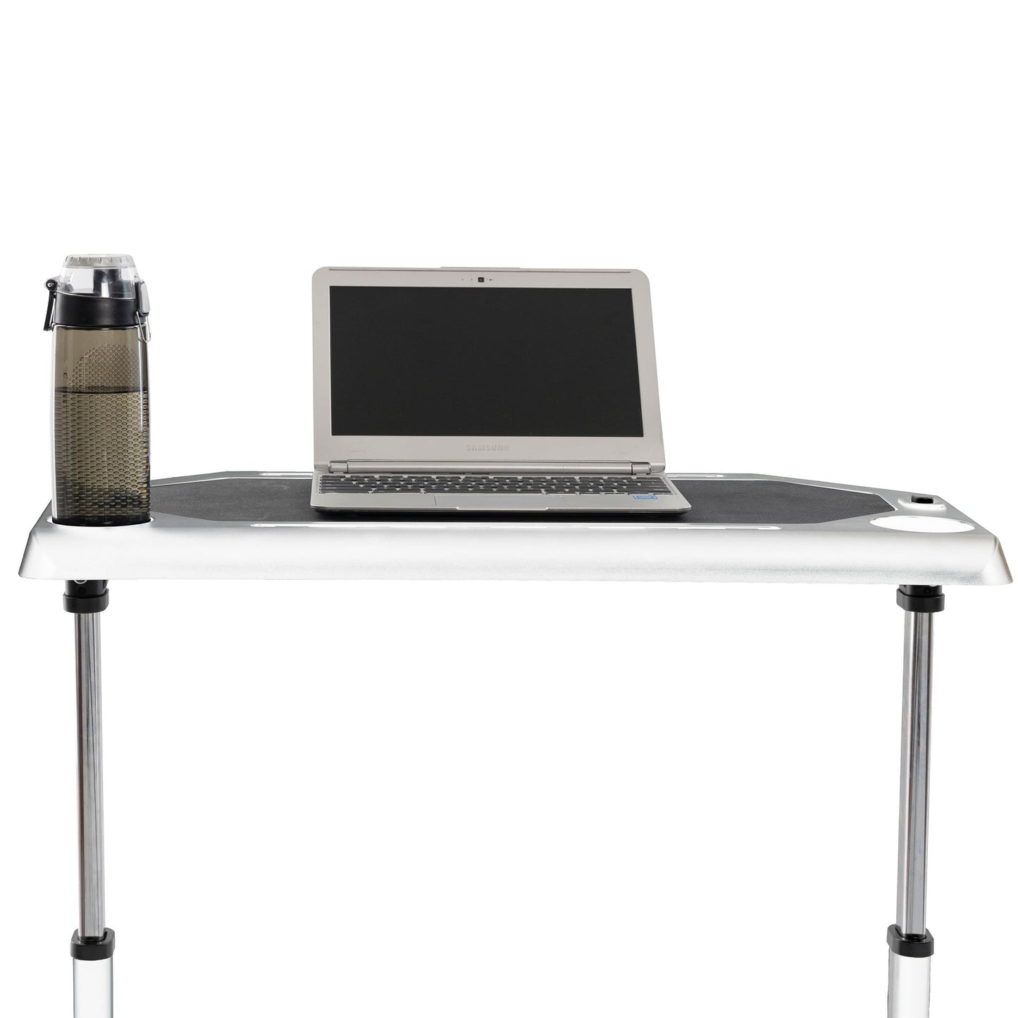 Bike Desk - Rolling Laptop Cart for Stationary Bike or Trainer - Adjustable Standing Desk to Exercise While Working or Watching TV by RAD Cycle