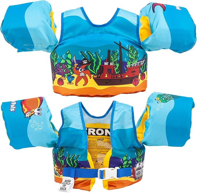 Body Glove Women's Life Jacket with Kids Paddle Pals, USCG and Transport Canada Approved Life Jacket, Great for Boating, F...