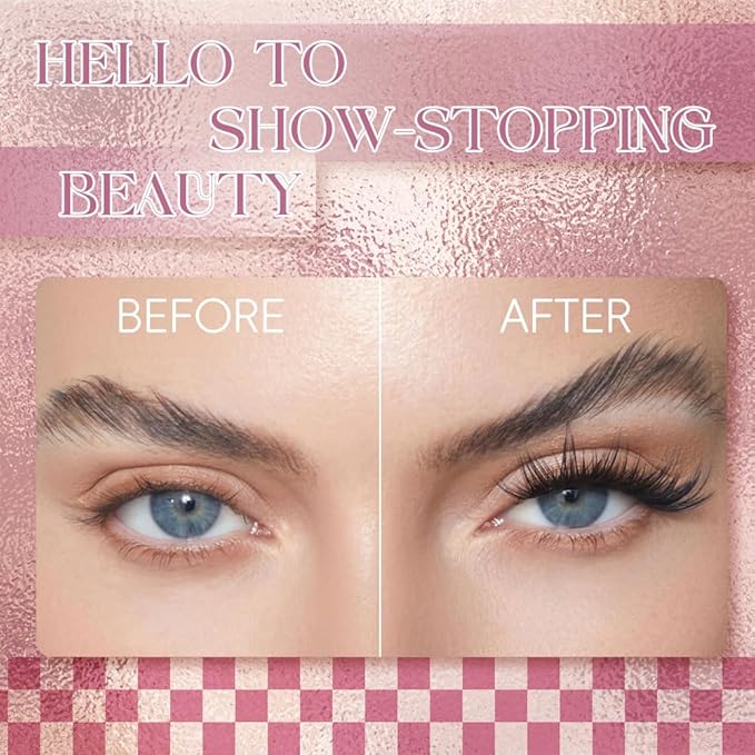 FADLASH Lash Bond and Seal 12ml Cluster Lash Glue for Eyelash Clusters Waterproof Eyelash Glue for DIY Eyelash Extensions Strong Hold