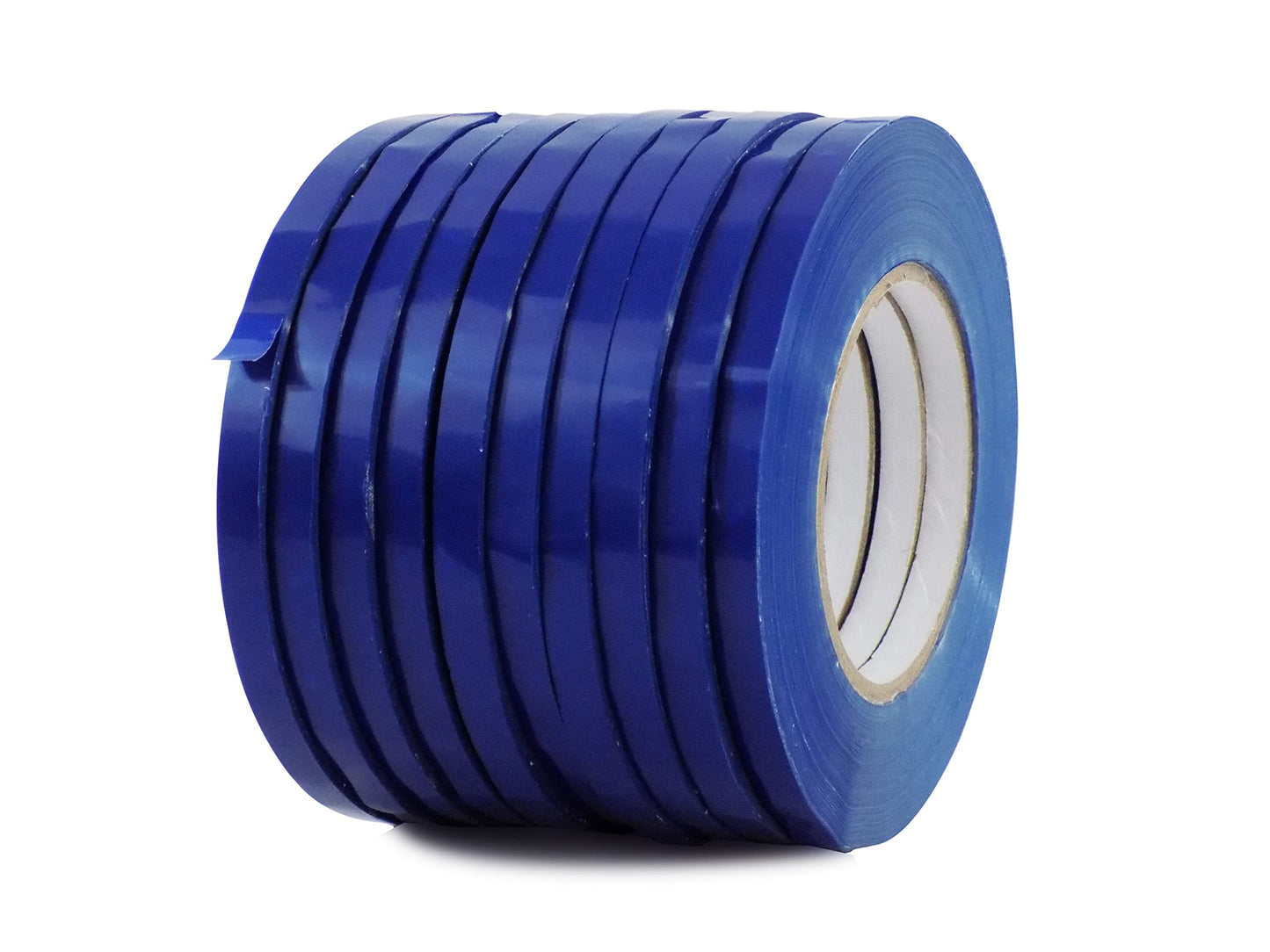MAT Food Saver UPVC Tape Dark Blue (Pack of 10) - 1/2 x 180 yds. Poly Bag Sealing Tape for Wrapping, Packaging, and Airtight Food Storage