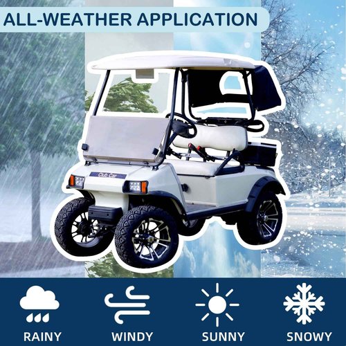 CartClan Club Car DS LED Light Kit, Golf Cart Factory Style Headlight and Taillight Kit Suitable for 1993-Up Club Car DS Golf Carts, OEM# 101988002 101988001