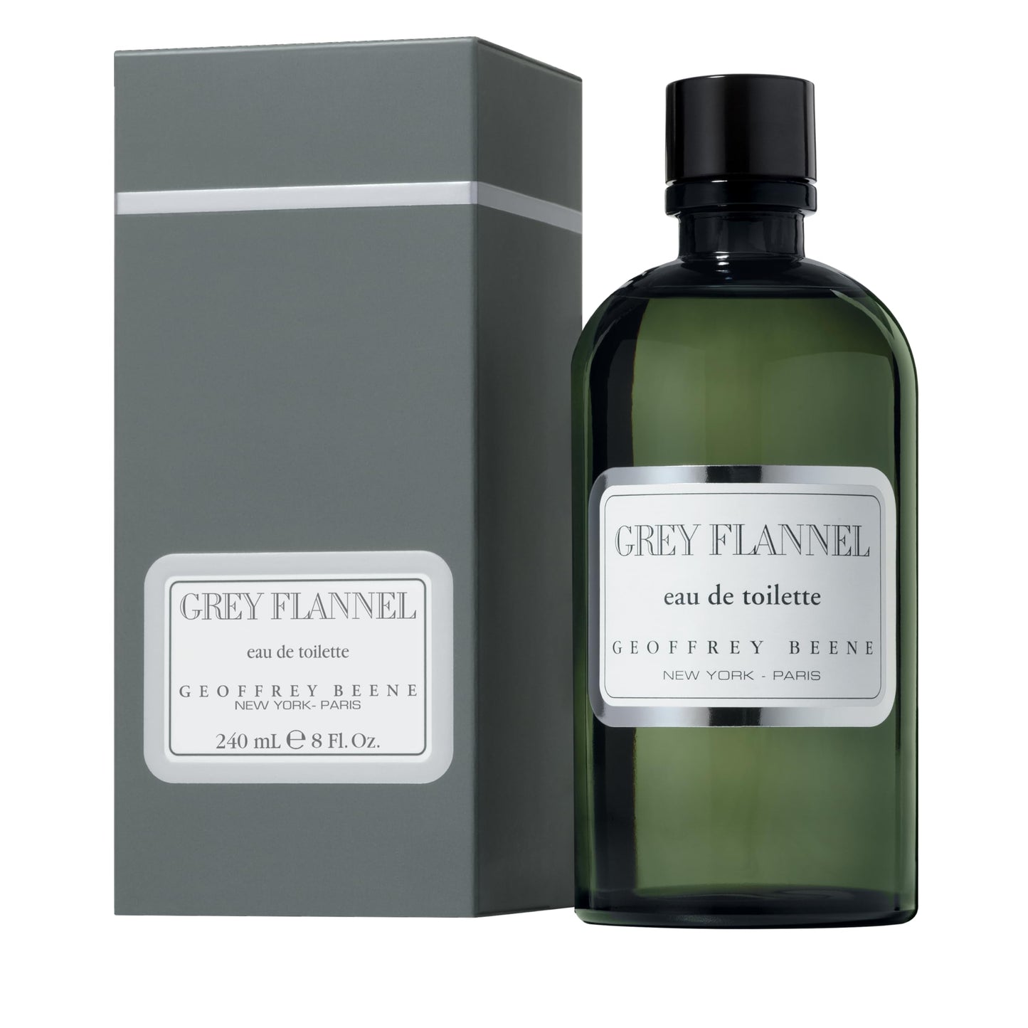 Geoffrey Beene Men's Cologne, Grey Flannel, Eau De Toilette EDT Splash, Gift for Him, 8 Fl Oz