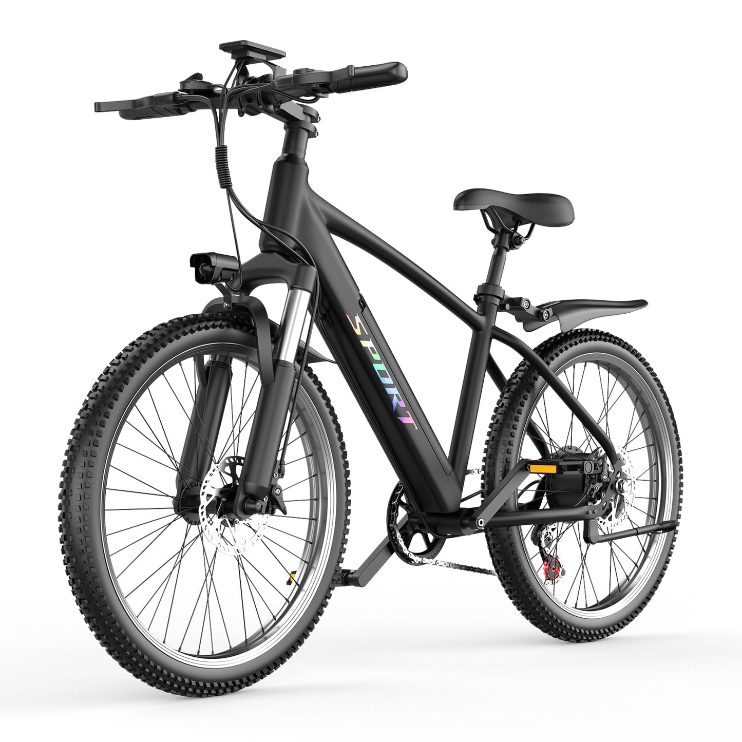 Pikabike Electric Bike for Adults, 1500W Motor Ebike, Max 65Miles 28MPH, 26" Electric Mountain Bike, 480Wh Removable Battery EBike, 7-Speed & Front Suspension, Electric Bicycle for Commute
