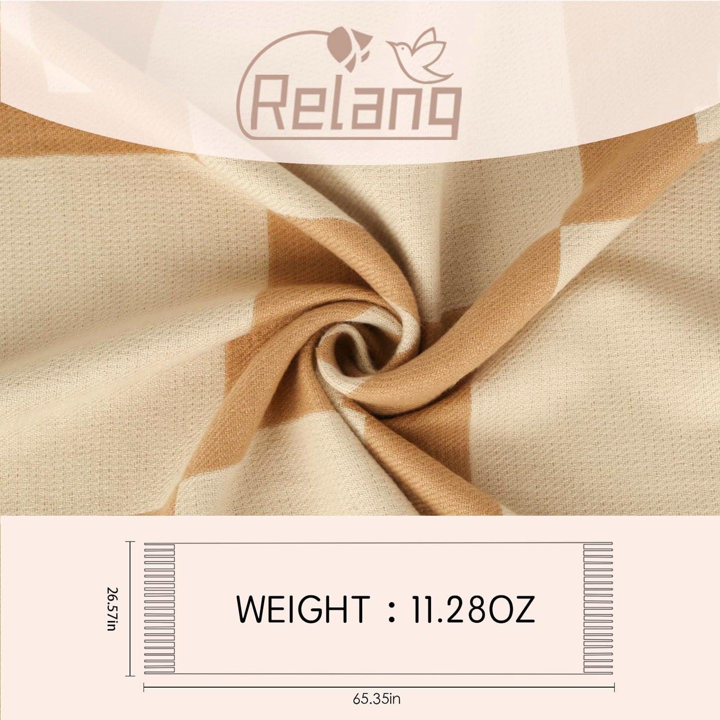 Relang Scarfs for Women Pashmina Silky Shawl Wrap for Evening Dressing Blanket Open Front Poncho Cape