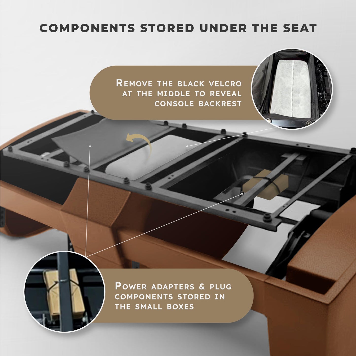 Lexicon Power Double Reclining Loveseat, Center Console/Heat/Massage/Headrest/Storage Arms/Cup Holders/LED Lights/Wireless Charging, Top Grain Leather Match Wall Hugger Recliner Loveseat, Brown