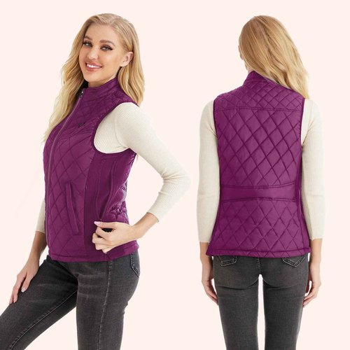 PETREL Heated Vest Women with Battery Pack, Rechargeable Lightweight Heating Warming for Hunting