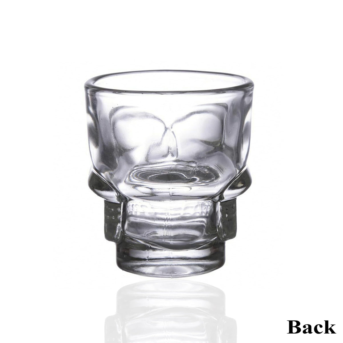 Halloween Skull Shot Glasses – Set of 2 – Spooky Clear Glass Drinkware for Halloween Parties, Haunted House Celebrations – Unique Skeleton Head Shot Glasses for Cocktails, Spirits, and Themed Events