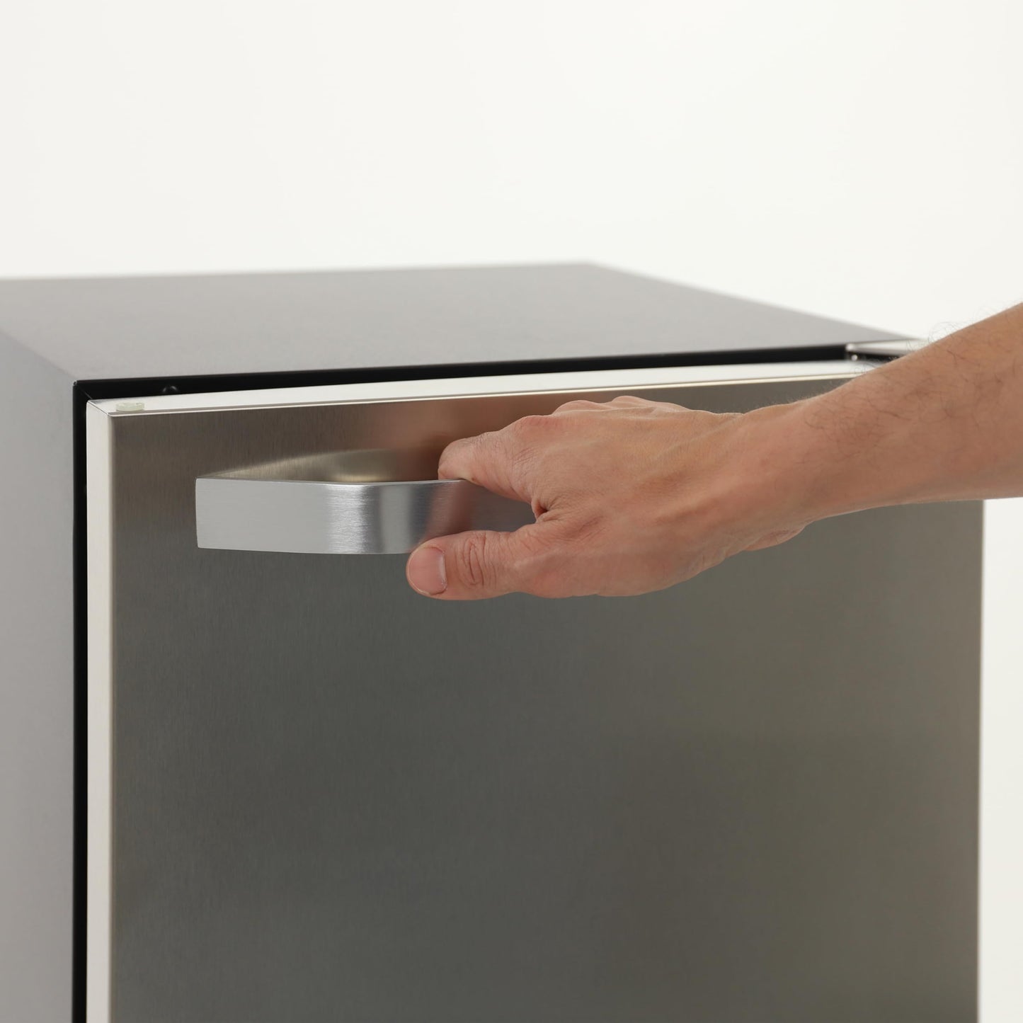 Maxx Ice MIM25C, Shallow Depth Indoor Built-in Undercounter Ice Maker, 25 lbs, in Stainless Steel