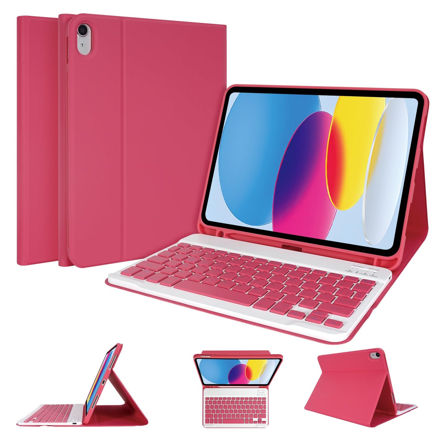 Lama For Ipad (A16) 11Th Gen 2025 /10Th Gen 2022 Keyboard Case, Thin & Light Cover With Pencil Holder, Magnetic Case With Keyboa