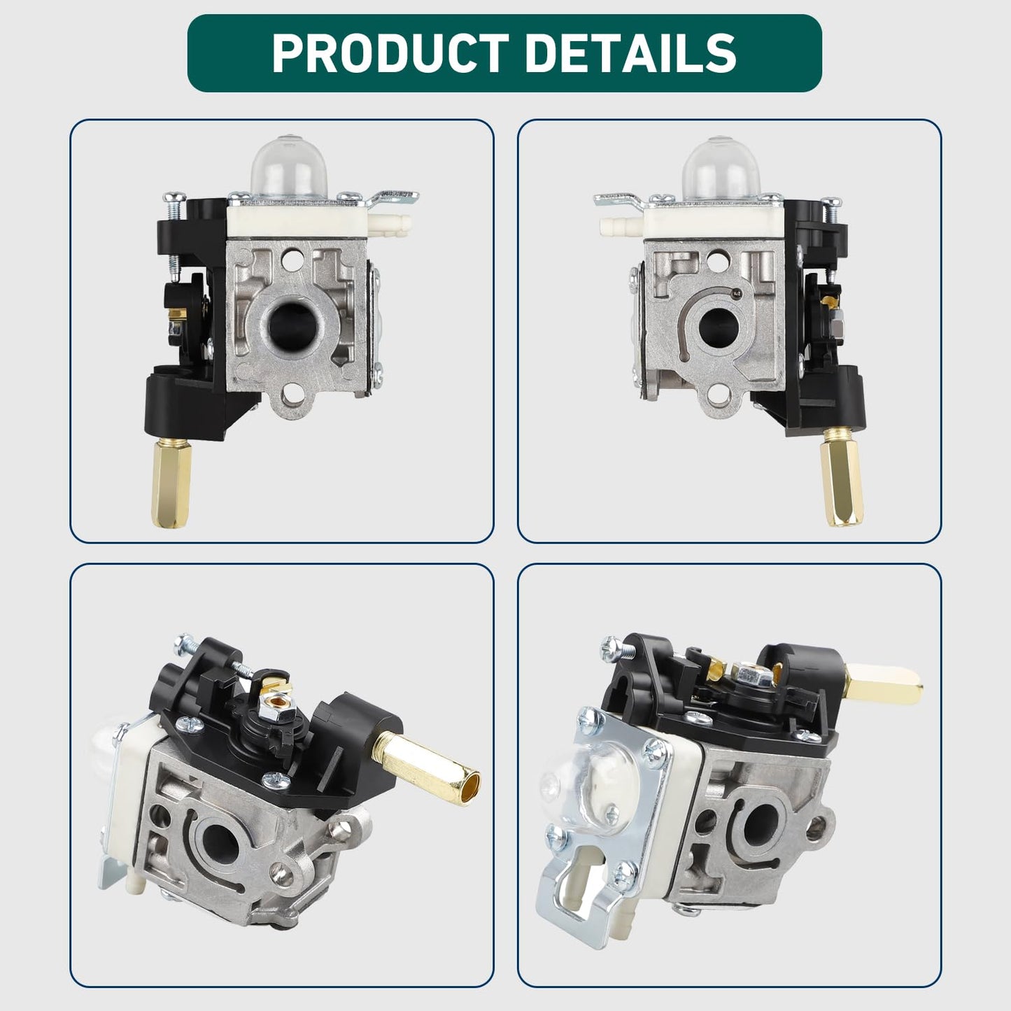 Carburetor For ECHO SRM 210 SRM-230 SRM211 GT200 HC150 HC151 PE200 PE201 PPF210 PPF211 Trimmer Brushcutter With Fuel Maintenance Kit Spark Plug HUZTL