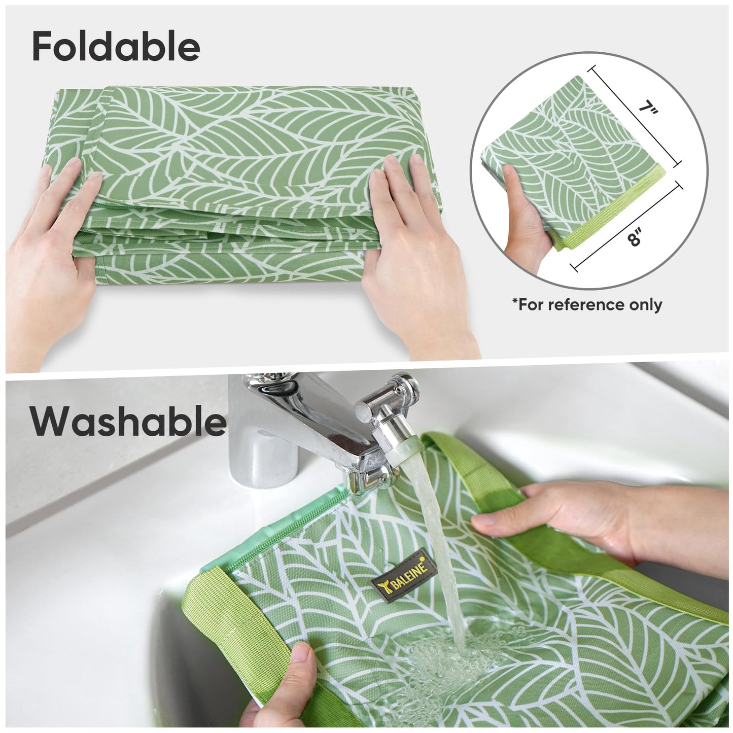 BALEINE Extra Large Storage Tote + 2 Pack Clothes Storage Bags