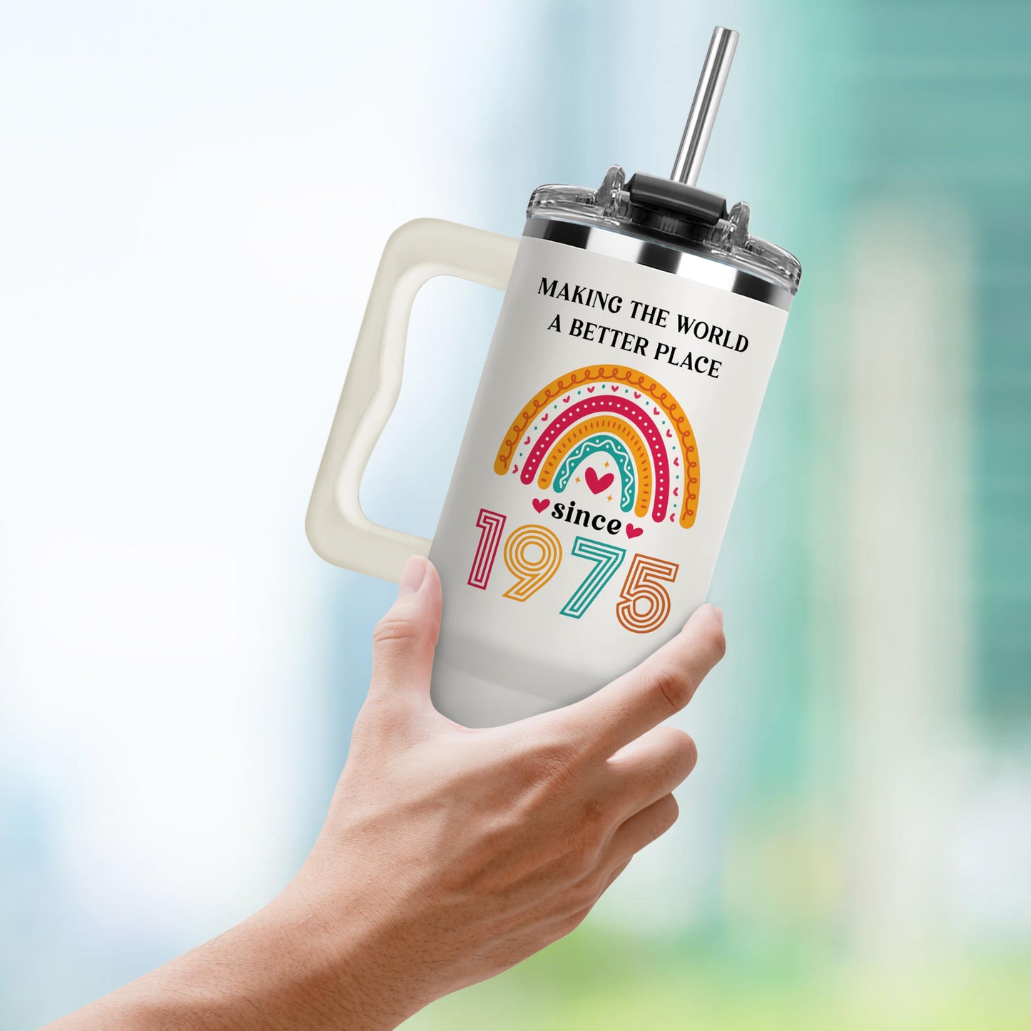 50th Birthday Gifts For Her, Woman, 1975 Birthday Gift For Women, 50 And Fabulous Gift, Cool Present For 50 Year Old Female, Fifty Years Old Gifts For Lady, Turning 50, 50th Tumbler 40oz