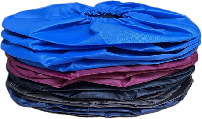 10 Pairs Washable Reusable Shoe Covers Light Weight Boot Covers Anti Slip Dustproof Booties For Indoor Household Office Laboratory (Multicolor, Large)
