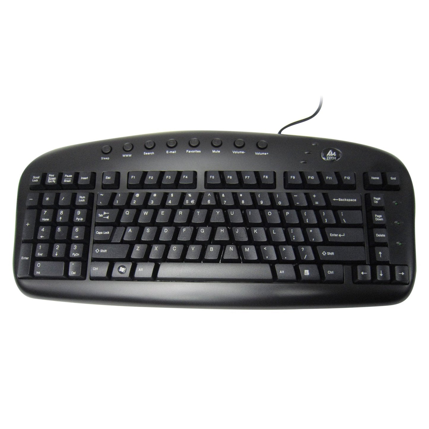 Ergonomic Left Handed Keyboard For Business/Accounting - 8 Multimedia Hotkeys - Eliminates Rsi And Carpal Tunnel - Patented Natu