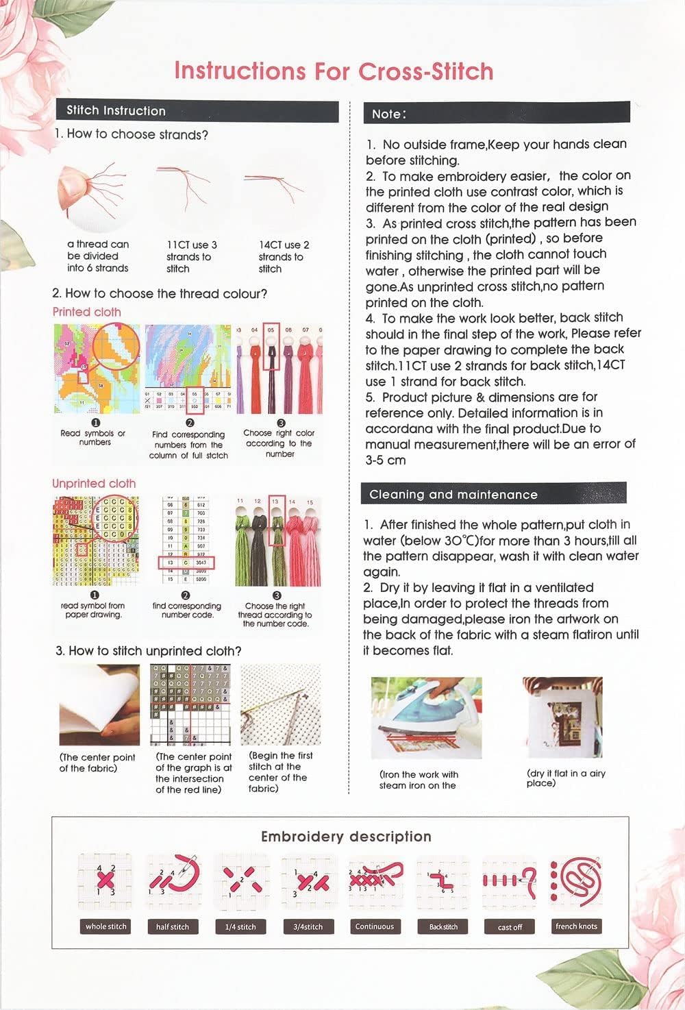 Christmas Stamped Cross Stitch Kits - Red Truck Counted Cross Stitch Kits for Beginners Adults Needlepoint Cross-Stitch Patterns Dimensions Needlecrafts Embroidery Kits Arts and Crafts