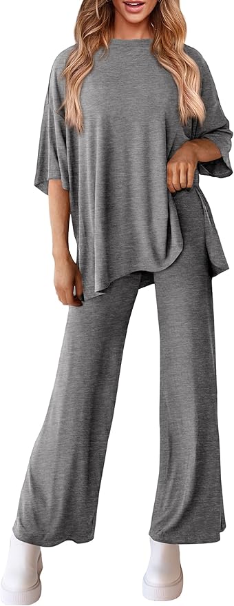PRETTYGARDEN Two Piece Sets for Women Summer Fashion Lounge Matching Set 2026 Spring Travel Vacation Airport Outfits Clothing