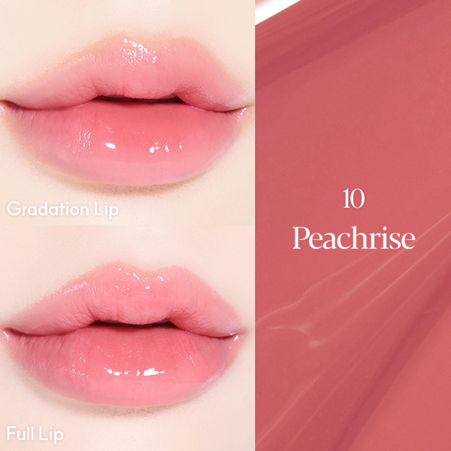 Espoir Lipstick Nowear Balming Glow #10 Peach Rise 0.1oz | Lightweight Moisturizing Lip | Long-Lasting Vibrant Color | Non-Stick