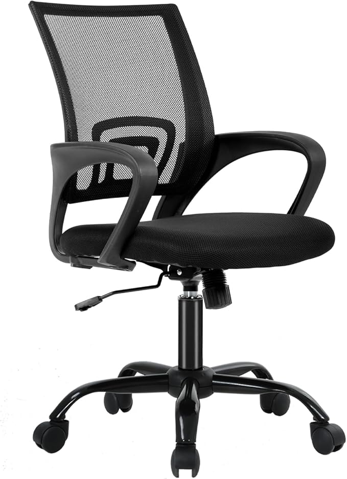 BestOffice Office Chair Ergonomic Cheap Desk Chair Mesh Computer Chair Lumbar Support Modern Executive Adjustable Stool Ro...
