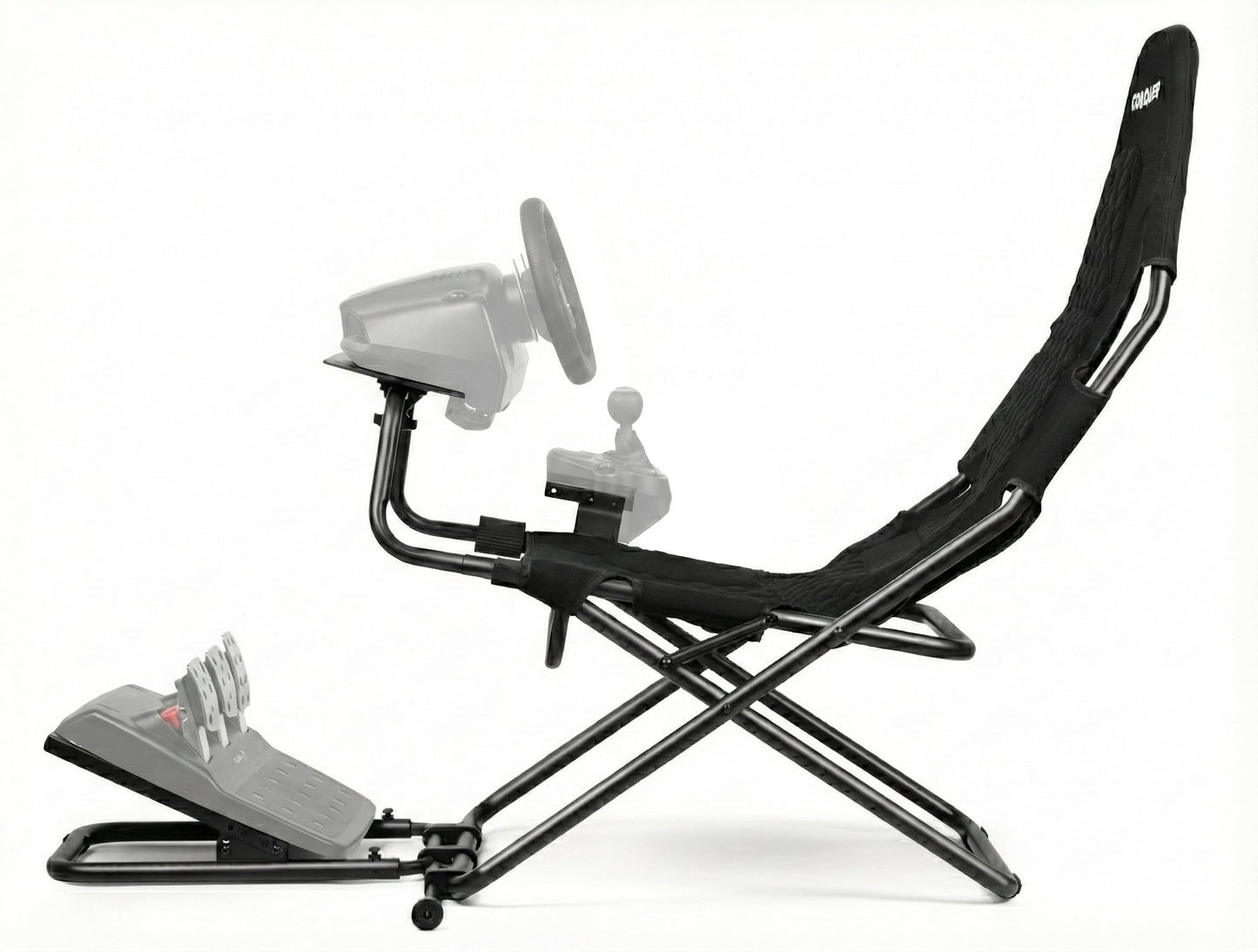 Conquer Racing Simulator for Logitec, Thrustmaster, Fanatec, Portable Folding Race Sim Cockpit for G920 G29 G923, T248X T248 T300 T150 458 TX Simagic Moza Xbox PS5 PS4 PC Logitec G Flight