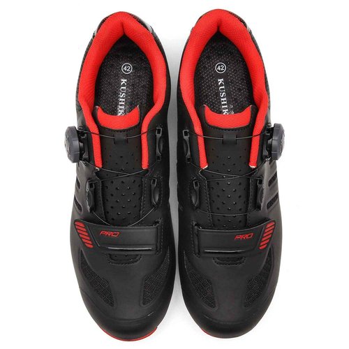 Unisex Cycling Shoes Compatible with pelaton Indoor Road Bike Shoes Mountain Bike Shoes for Men and Women Delta Cleats Clip Outdoor Pedal Bicycle Shoes MTB Shoes for Men 2106A-black-40