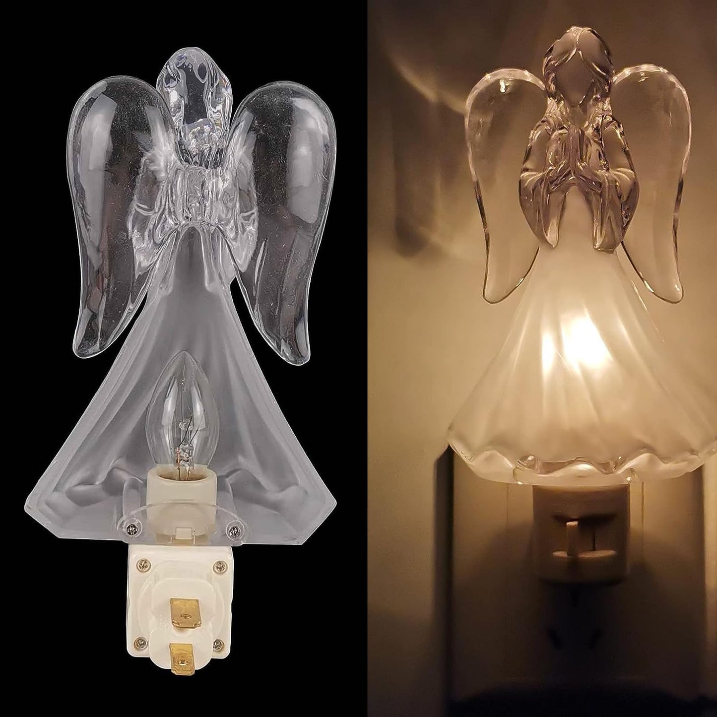 WokHok C7 Night Light Bulb 4 Watt,E12 Candelabra Base,15 Lumens,Small Light Bulb,Night Light Replacement Bulbs,Clear, Soft White - 12 Pack
