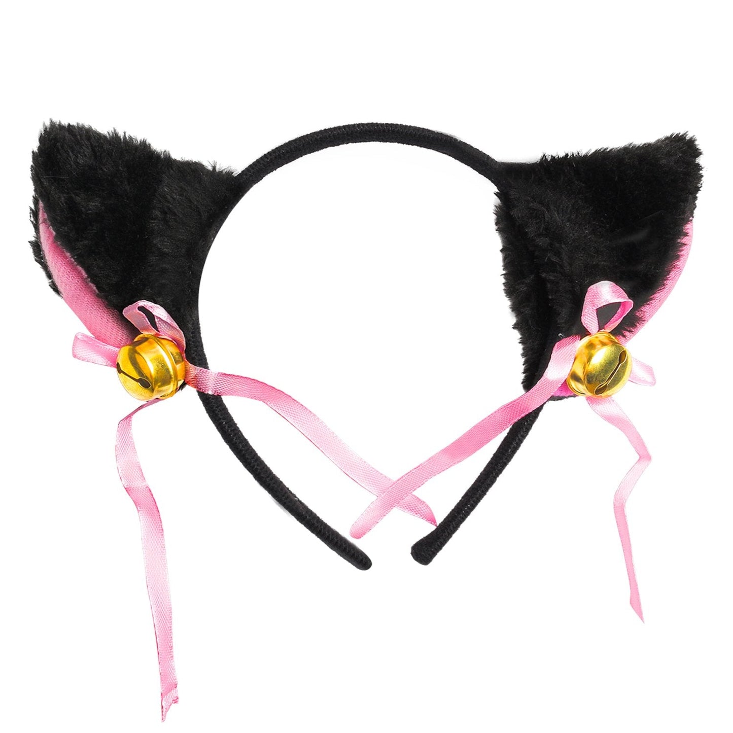 Beelittle Cat Cosplay Costume Kitten Ears Tail Collar Paws Cat Cosplay Collection 5 Pack (Black)