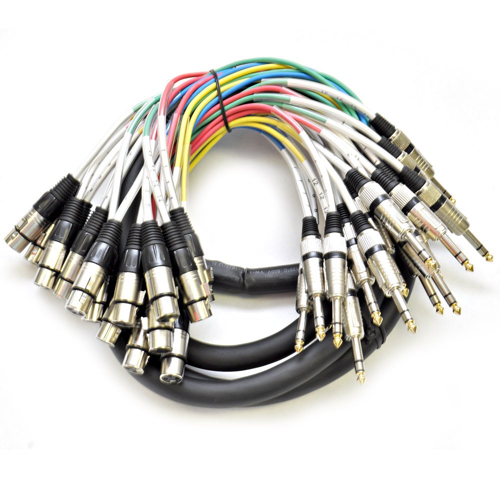 Seismic Audio - Saxt-16X10F - 16 Channel 10 Xlr Female To 1/4 Trs Snake Cable