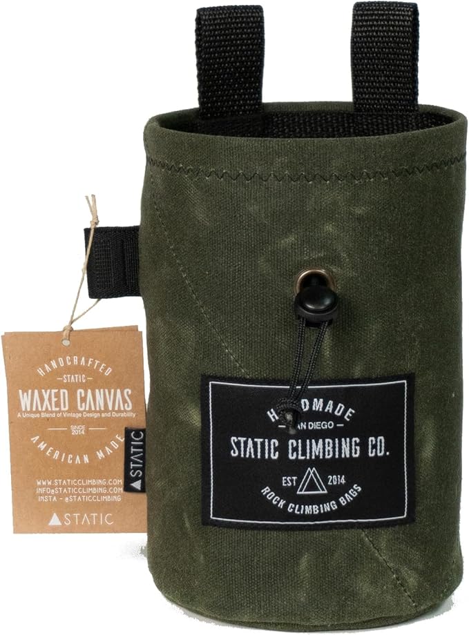 STATIC Waxed Canvas Chalk Bag | RANGER