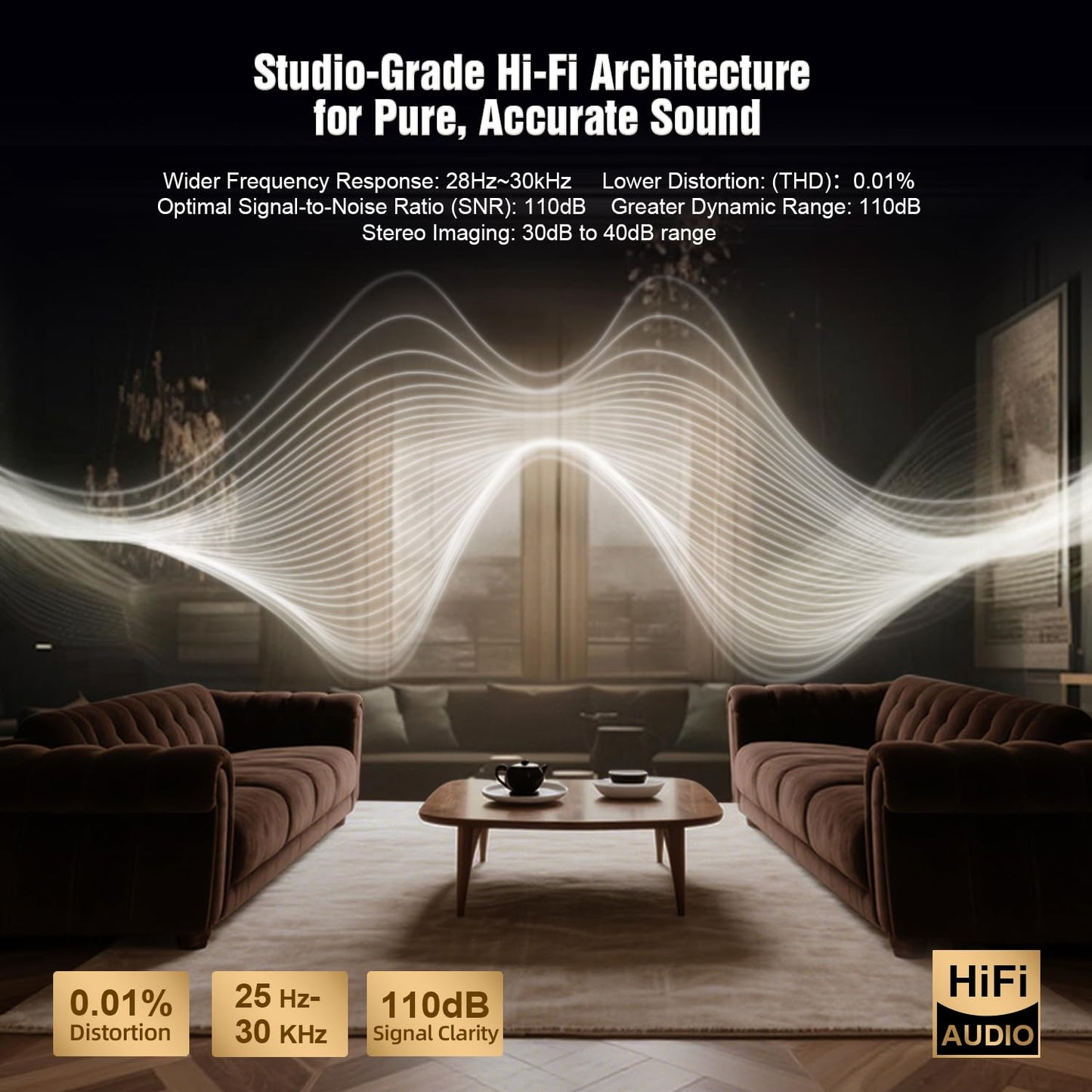 True 5.1.4 Hi-Fi Surround Sound System with Dolby Atmos, 900W Home Theater Sound Bar for Smart TV, Center Channel Speaker with 4 Surrounds, 25Hz Subwoofer, Hi-Fi Grade Crossover, Soundbar eARC, BT 5.4
