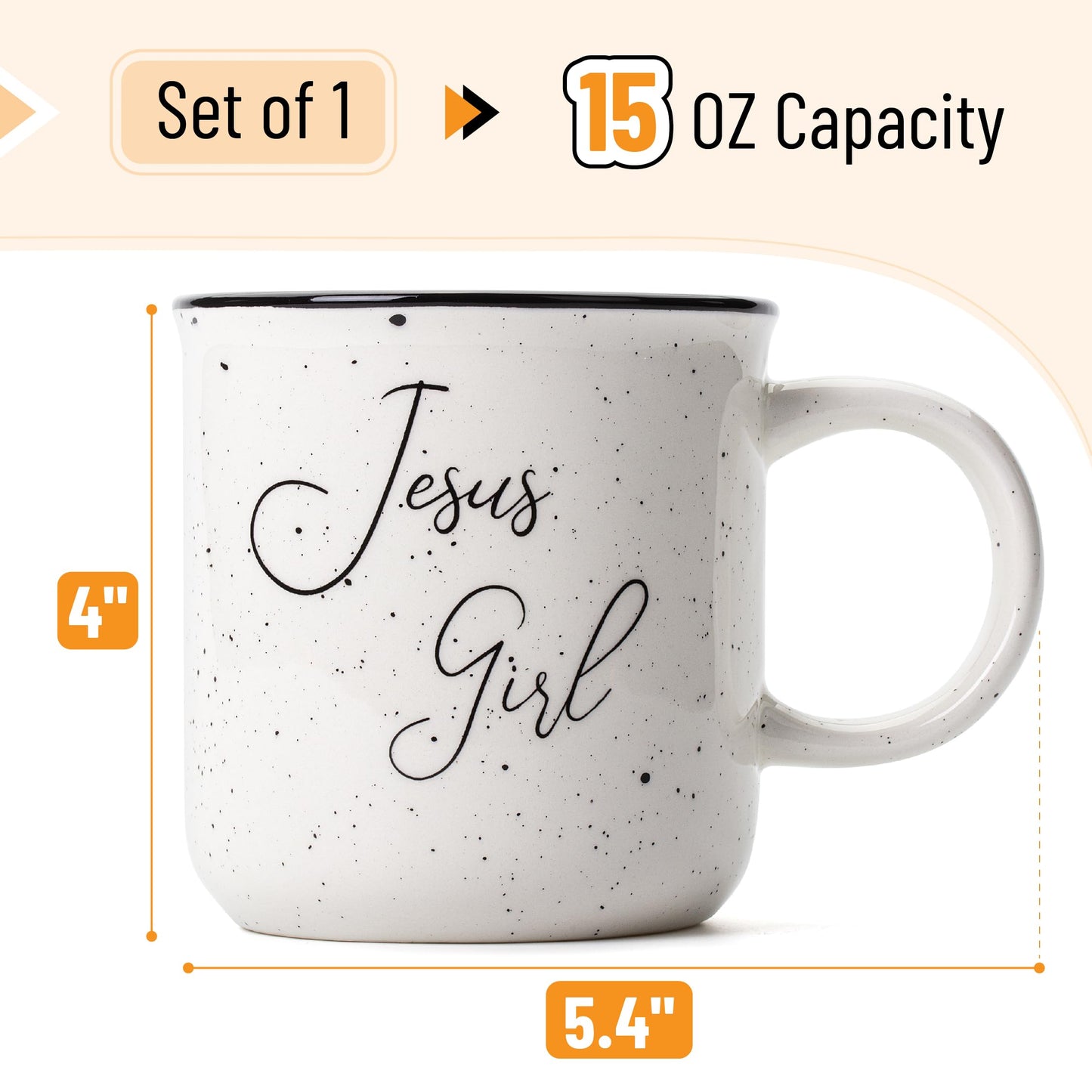 Mr. Pen- Christian Coffee Mugs for Women & Men, 15 oz, White with Bible Theme Design, Christian Mugs for Women, Coffee Cup Ceramic, Cute Tea Cups, Microwave Safe