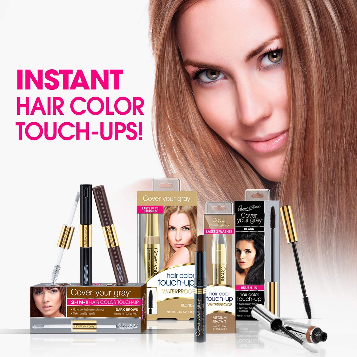 Cover Your Gray Fill In Powder Pro Midnight Brown/Jet Black