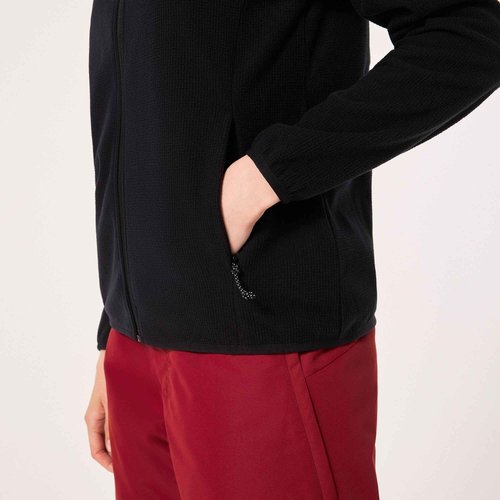 Oakley Womens Alpine Full Zip Sweatshirt Blackout