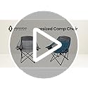 ARROWHEAD OUTDOOR Oversized Folding Camp Chair w/Adjustable Double Sized Cup Holder, Mesh Sides, Inner Pockets, Carry Bag,...