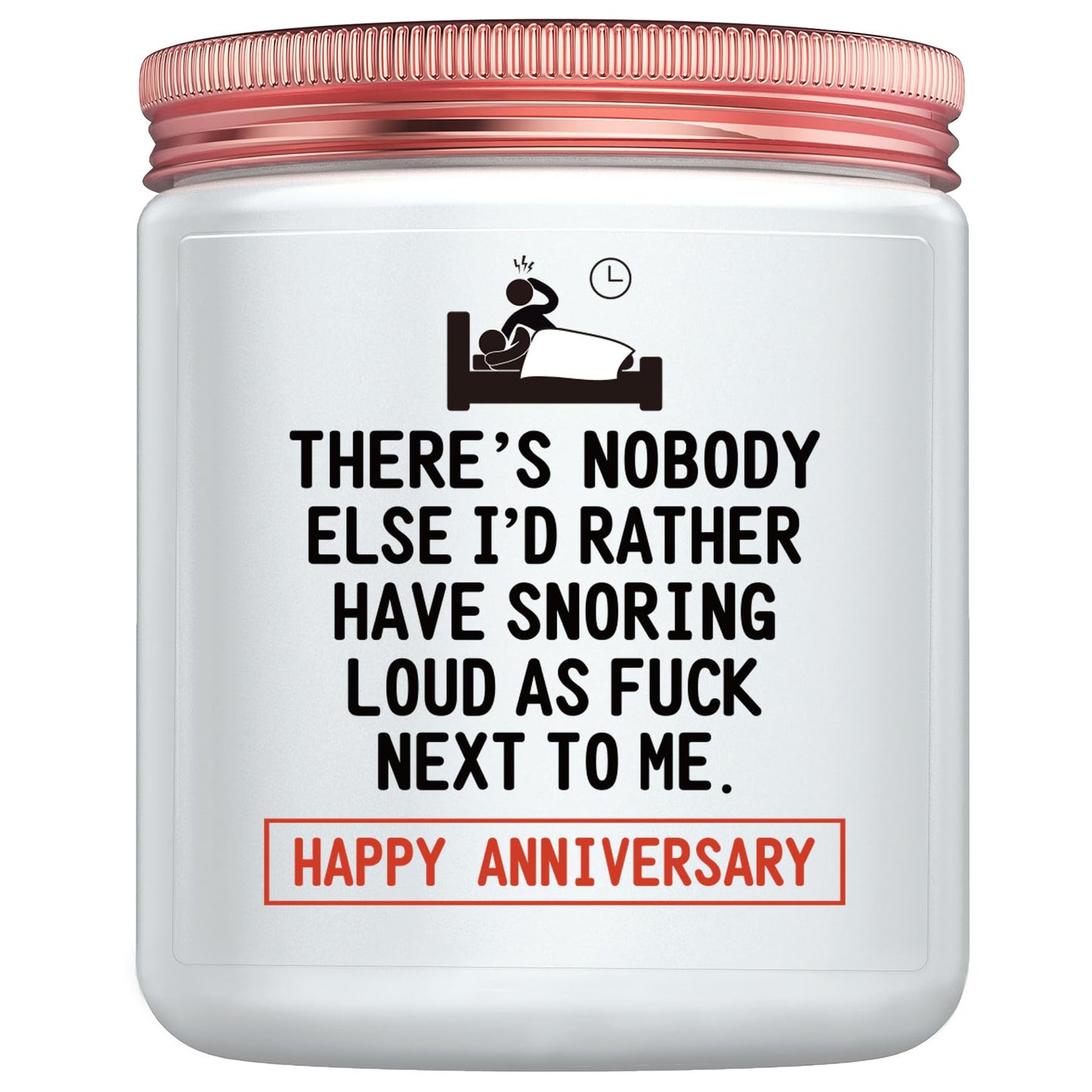 Funny Anniversary Candle Gifts for Her Him - Humorous Romantic Boyfriend, Girlfriends, Husband, Wife Wedding Anniversary Present - Lavender Scented
