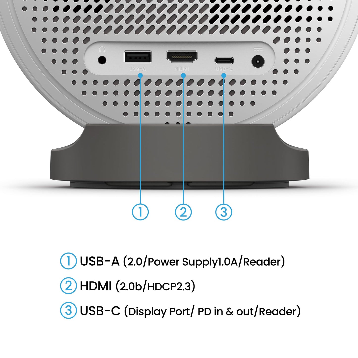 BenQ GV50 | Laser Portable Projector, 500 Lms, Native 1080p, 4K Supported, Ceiling Projection, Tripod Base, Rotating Angle, Google TV, Certified Netflix, WiFi & Bluetooth, Deep Woofer Built in speaker