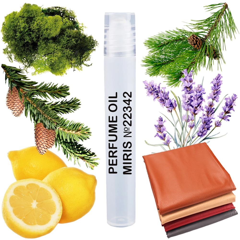 MIRIS No. 22342, Inspired by Drakar Noir, Long-Lasting Perfume Oil for Men Roll-On, Rollerball 0.34 Fl Oz / 10 ml