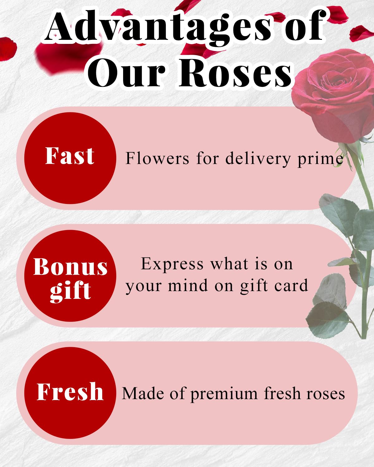 Changshunqi Forever Flowers Preserved Roses in a Box - 7 Preserved Flowers in a Box Last 2-3 Years, Eternal Rose Birthday Flower Gifts for Women Her Wife, Anniversary, Mothers Rose Gift for Her