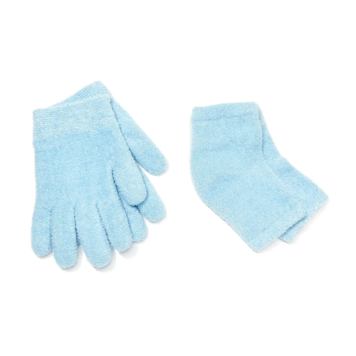 NatraCure Moisturizing Gel Heel Sleeves and Gloves - (for Dry Heels, Cracked Heels, Dry Hands and cuticles, Dry Skin) - Color: A