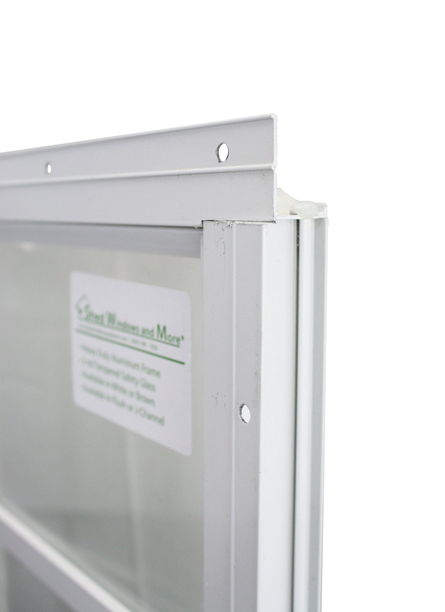 Shed Windows and More 18" X 27" White Flush Mount, Tempered Glass, Playhouses, Treehouses